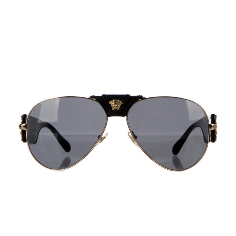 Versace Aviator Tinted Sunglasses